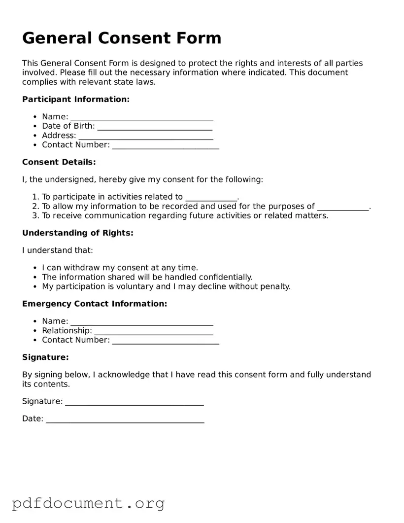 Attorney-Approved Consent Template