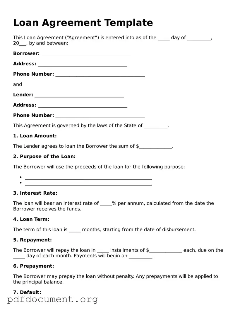 Attorney-Approved Loan Agreement Template