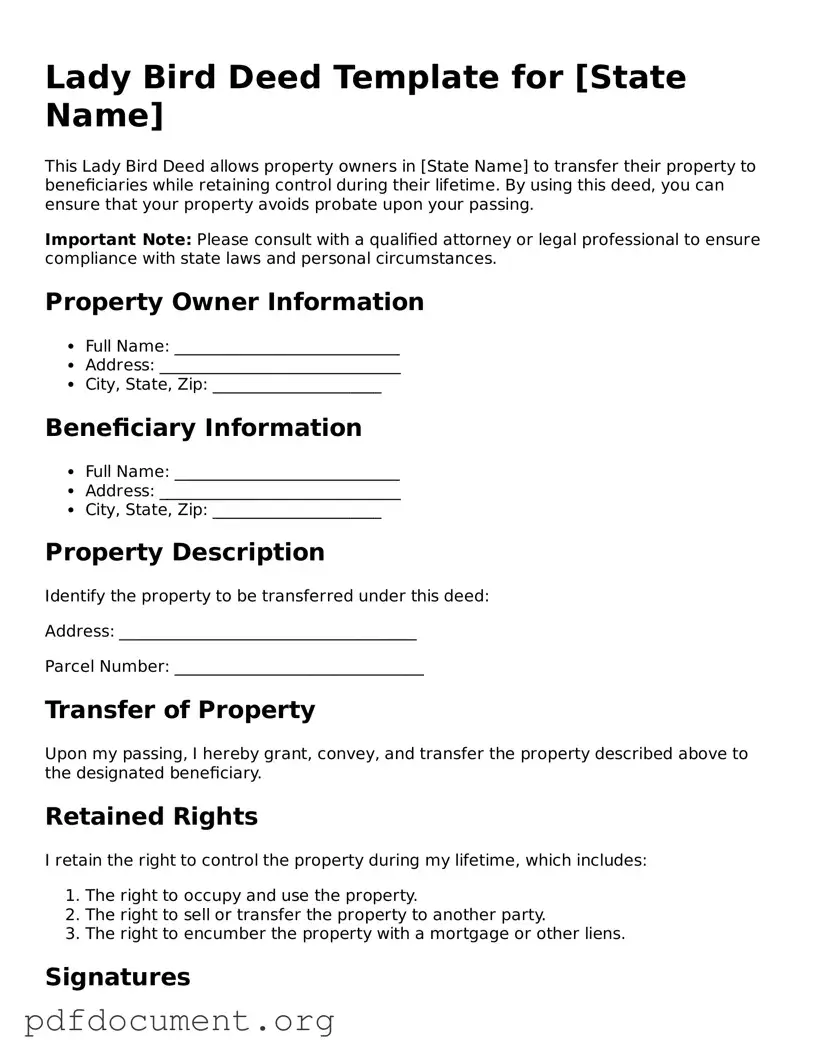Attorney-Approved Lady Bird Deed Template