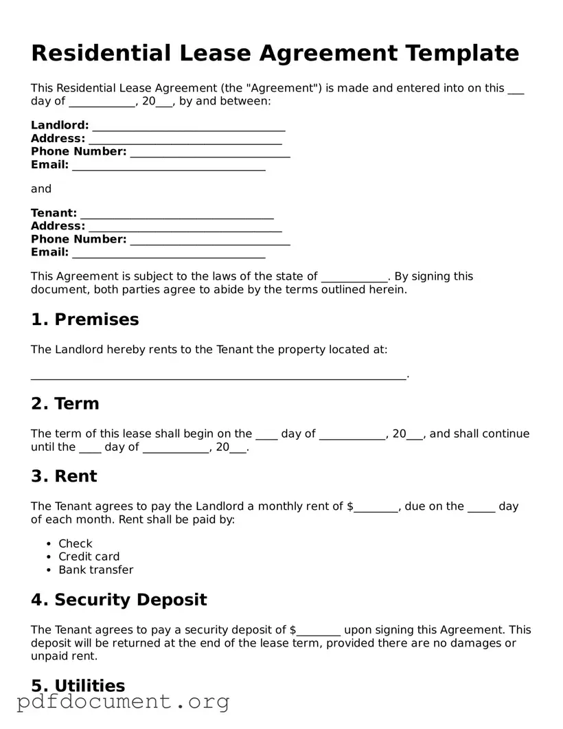 Attorney-Approved Lease Agreement Template