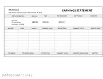 Fill Out Your Independent Contractor Pay Stub Form
