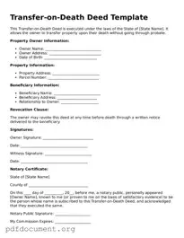 Attorney-Approved Transfer-on-Death Deed Template