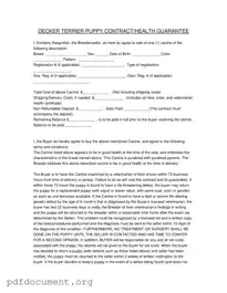 Fill Out Your Health Guarantee Form