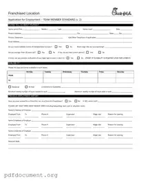 Fill Out Your Chick Fil A Job Application Form