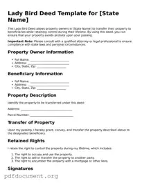 Attorney-Approved Lady Bird Deed Template