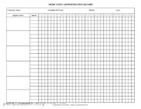 Fill Out Your Medication Administration Record Sheet Form