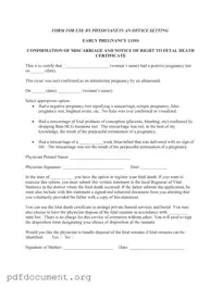 Fill Out Your Miscarriage Discharge Paper Form