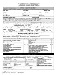 Fill Out Your Planned Parenthood Proof Form