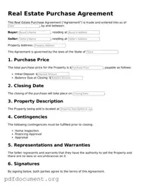 Attorney-Approved Real Estate Purchase Agreement Template