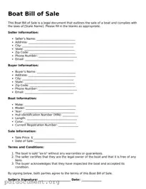 Attorney-Approved Boat Bill of Sale Template