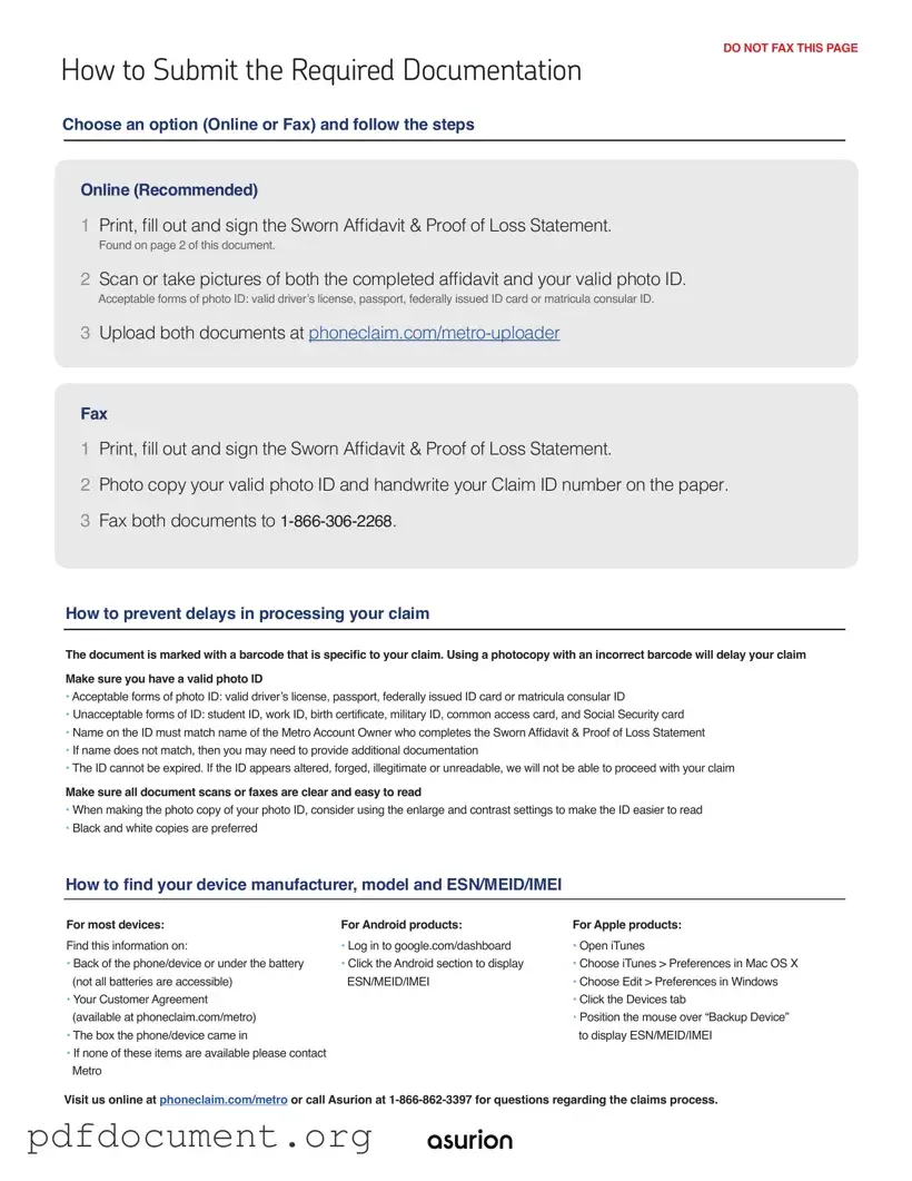 Fill Out Your Asurion F-017-08 MEN Form